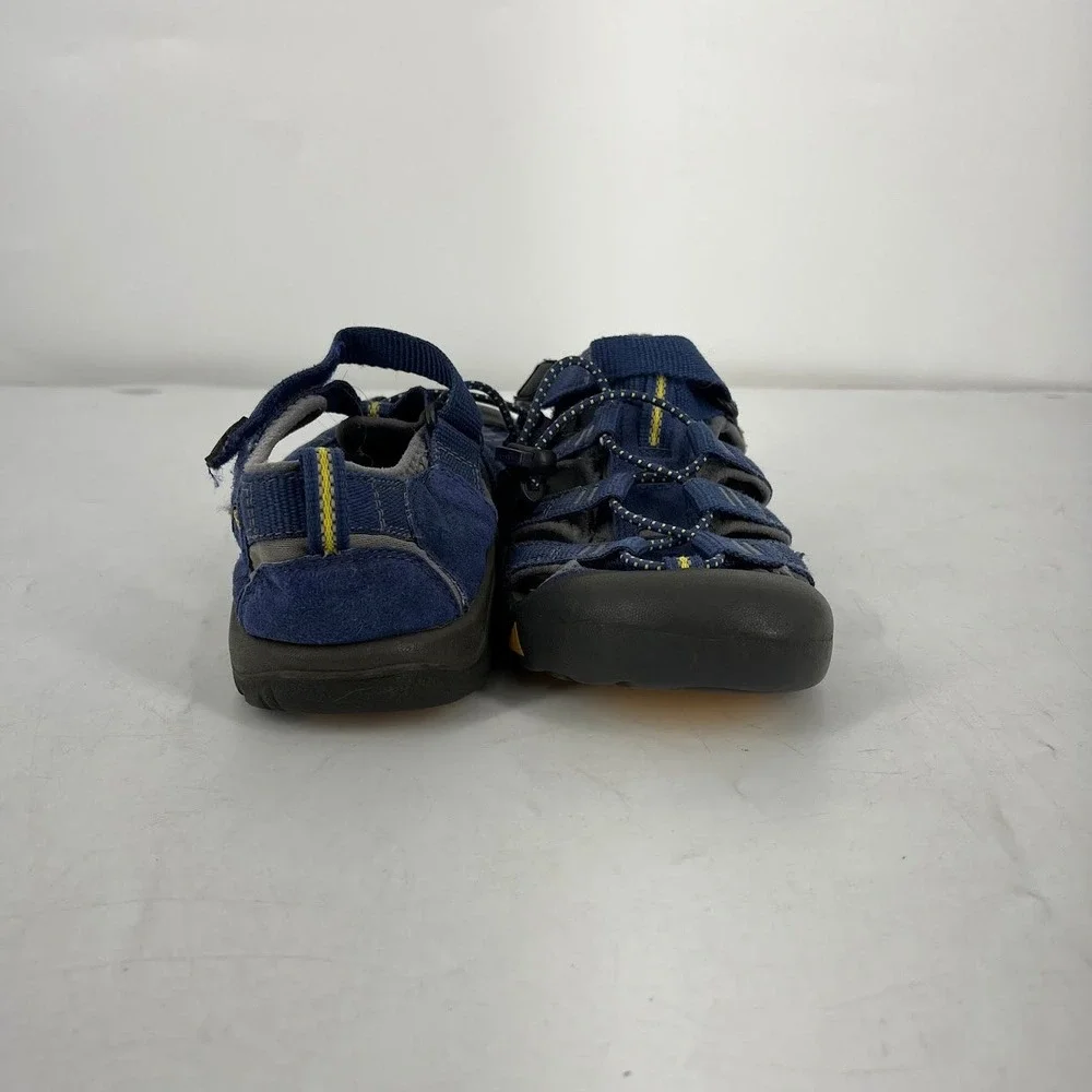 Keen Newport‎ H2 Kids Blue Yellow Waterproof Sport Sandals Size 2 US 34 EU